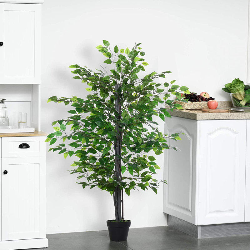 The Seasonal Aisle Charleston 145cm Artificial Banyan Tree in Pot